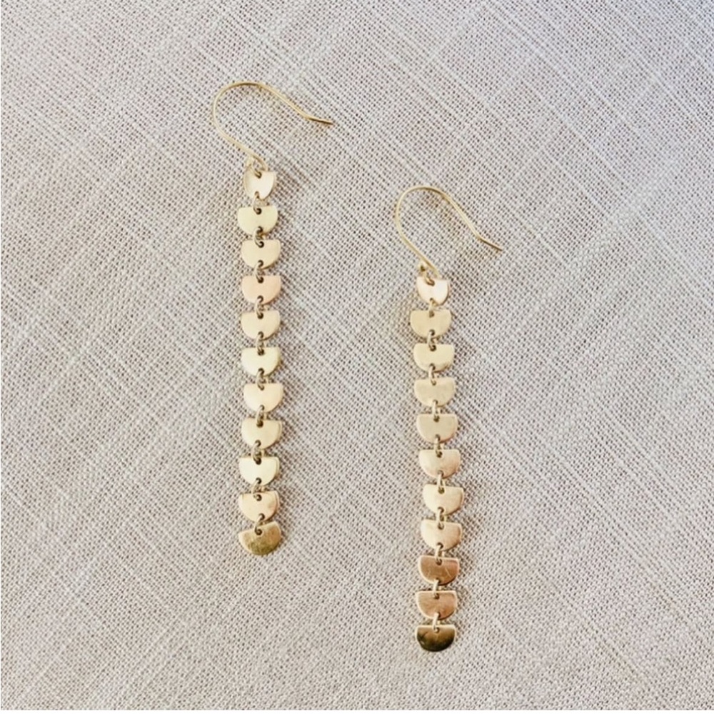 Brass Dangle Earrings
